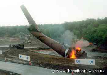 Fred Dibnah spent 64th birthday felling giant mill chimney