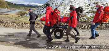 Child rescued after fall near Jamestone Quarry