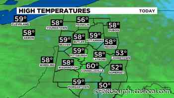 Pittsburgh Weather: Cooler, Cloudy Monday With Chances Of Showers