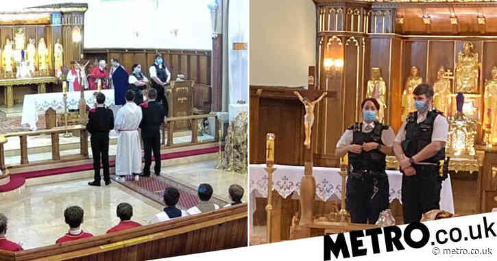 Police apologise for storming in on Good Friday church service and shutting it down