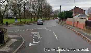 Vehicle crashes with police car and van on Tong Road, Little Lever after chase following burglary