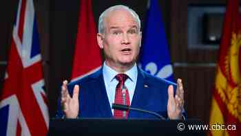 Conservative Leader Erin O’Toole holds a news conference