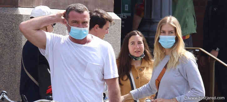 Liev Schreiber & Girlfriend Taylor Neisen Soak Up the Sunny Weather in NYC