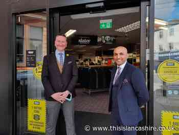 Bolton menswear specialist returns in style after flood woes | This Is Lancashire - This Is Lancashire