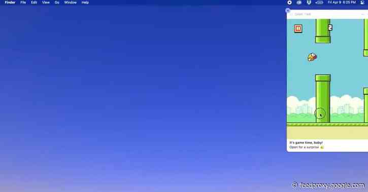 Developer brings ‘Flappy Bird’ to the Mac as an interactive macOS Big Sur notification