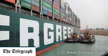 Suez blockage risks food deliveries to Britain - Telegraph.co.uk