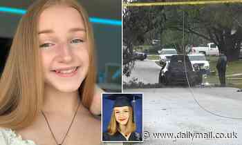 Girl, 17, killed after stepping on downed power line while trying to escape burning car after crash