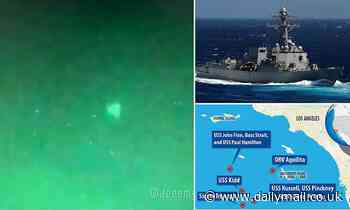 Video of UFOs buzzing Navy warship is leaked