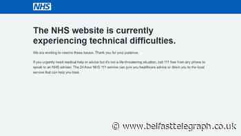 NHS vaccine website crashes after jabs offered to over 45s