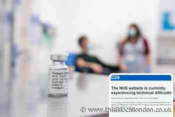 NHS vaccine website crashes after jabs offered to over-45s