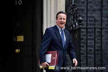 MPs to vote on establishing parliamentary investigation into Cameron's lobbying - Barrhead News