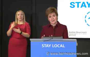 Covid LIVE: Scotland records lowest new cases in seven months - Barrhead News
