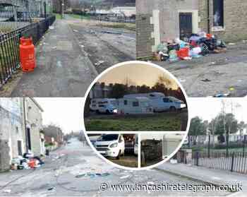 Disgust as travellers leave behind rubbish on Darwen street