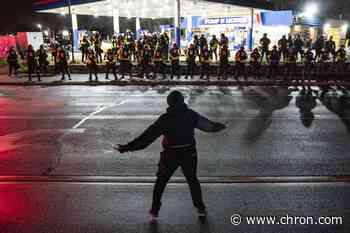 Protest after chief says officer meant to use Taser, not gun