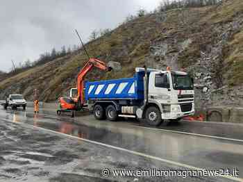 Provincia di Modena: Casona di Pavullo, detriti sulla SP4 Fondovalle Panaro - Emilia Romagna News 24