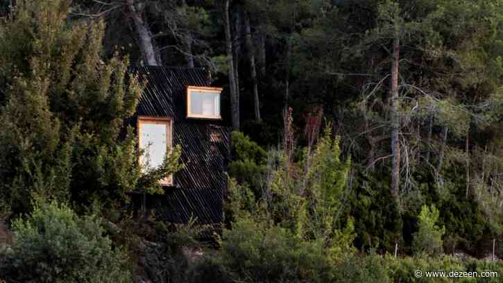 The Voxel is a "quarantine cabin" made entirely from locally sourced materials