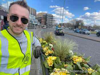 Man who revamped planters in St Helens says flower thieves will not deter him from brightening up our town - St Helens Star