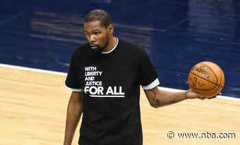 Timberwolves honor Daunte Wright with warmup shirts, pregame moment of silence - NBA.com