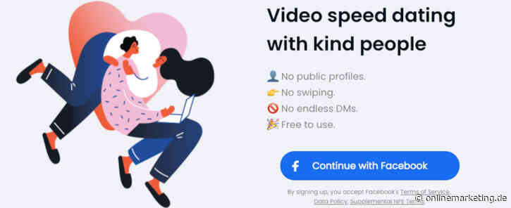 Sparked: Facebook testet Speed Dating per Video
