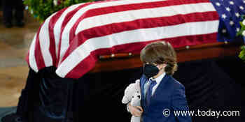 'Your dad was a hero': Biden, congressional leaders pay tribute to slain Capitol Police officer