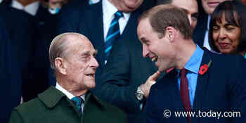 Prince William shares never-before-seen pic of George with Prince Philip
