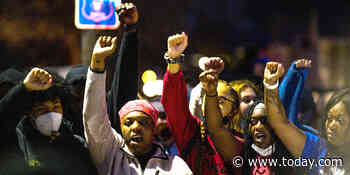Crowd protests after police near Minneapolis shoot Black motorist