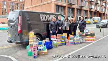 Firm donate food to Bolton club - The Bolton News
