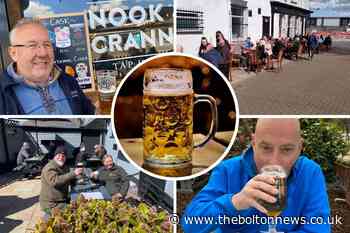 PHOTOS: Customers enjoying their first meals and pints in Bolton - The Bolton News