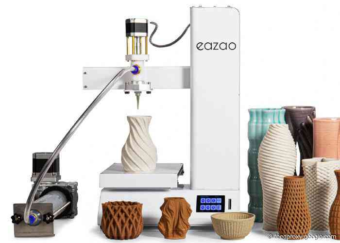 Second-generation Cerambot Eazao ceramic 3D printer hits Kickstarter from $429