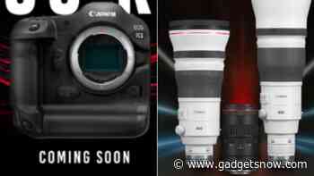 Canon confirms EOS R3 full-frame mirrorless camera is under development, launches three new lenses
