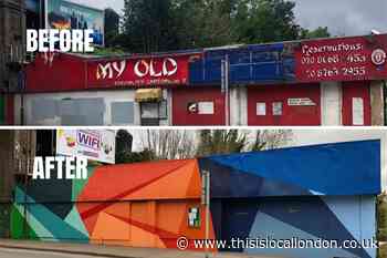 Stunning Purley street art transforms south London building