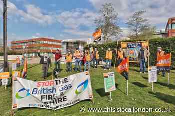New Malden British Gas strikers near the bitter end