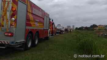 Acidente entre carro e caminhão, em Imbituba, deixa 4 pessoas feridas - Notisul