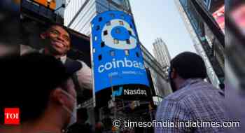 Coinbase soars in market debut, valued near $100 billion