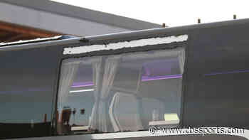 Real Madrid bus hit by projectile outside Anfield prior to Champions League match against Liverpool