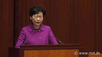 Hongkongs Regierungschefin Lam kündigt Parlamentswahl für 19. Dezember an - RND