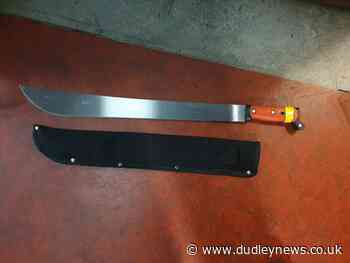 Boy, 12, caught with this huge machete in Dudley town centre - Dudley News