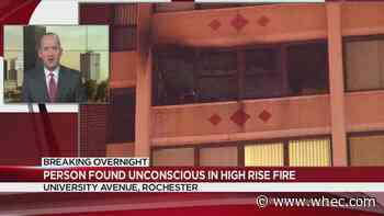 1 hurt, found unconscious in Rochester high rise fire