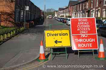 Blackburn road near school closed to traffic