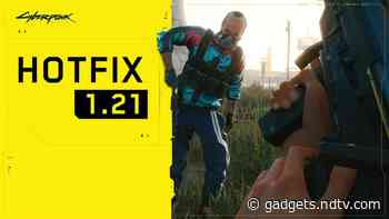 Cyberpunk 2077 Gets Long List of Fixes, Stability Improvements With Hotfix 1.21