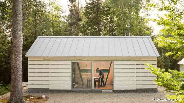 Maine studio 30X40 Design Workshop builds own home office