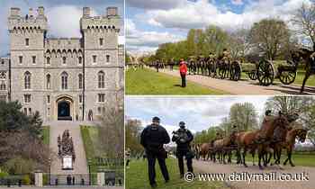 Prince Philip's funeral: Guardsmen and cavalry rehearse ahead of Saturday