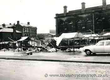 Chaos as storm blew down stalls on East Lancashire market
