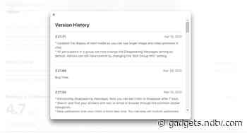 WhatsApp Brings Larger Media Previews, Expands Disappearing Messages Setting for iOS Users