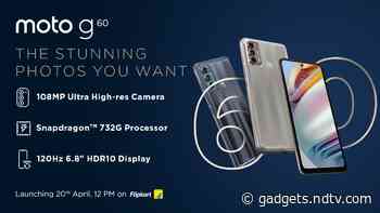 Moto G60, Moto G40 Fusion India Launch Confirmed for April 20, Key Specifications Teased
