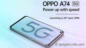 Oppo A74 5G Price in India Confirmed to Be Under Rs. 20,000 Ahead of Official Launch