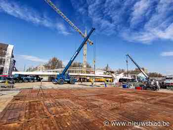 Brug van 60 meter en 1.200 ton krijgt plek aan Thurn & Taxis: “Dit is een heel delicaat manoeuvre”