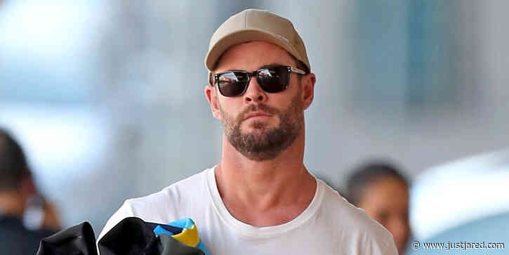 Chris Hemsworth Shows Off His Toned Legs While Exploring a Wildlife Retreat in Sydney