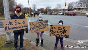 'We need to be seen': Demonstrators protest devastating Laurentian University cuts