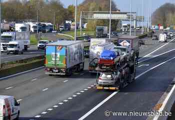 E40 richting Oostende twee avonden en nachten volledig afgesloten - Het Nieuwsblad